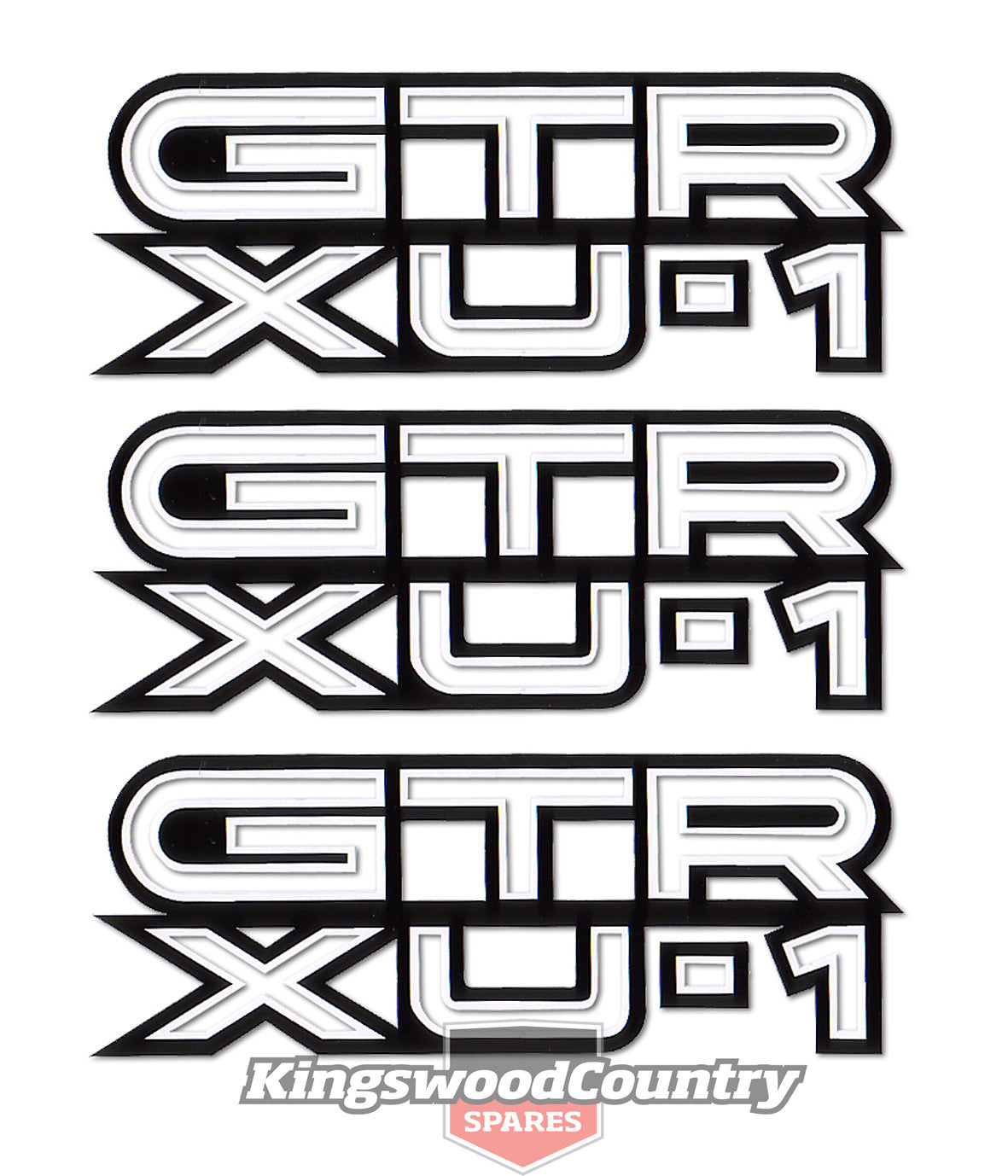 Decal Body Kit LC LJ XU1 (3 Pcs) "GTR XU-1" - BD1002