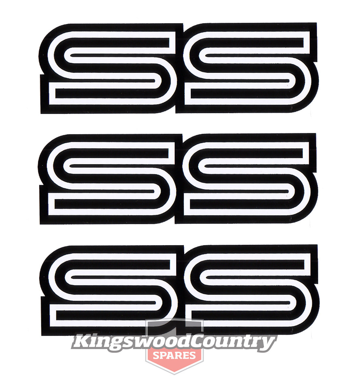 Decal Body Kit HQ "SS" Fender & Boot (3 Pcs) - BD1004