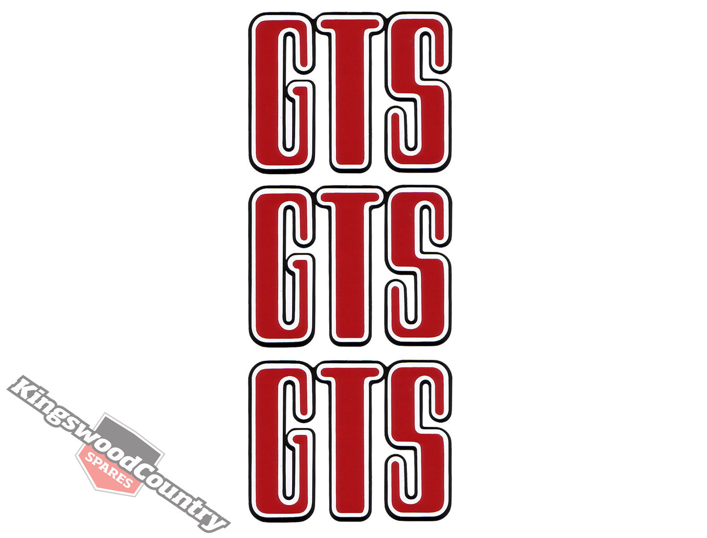 Decal Body Kit HJ Monaro GTS (3 Pcs) "GTS" - BD1006