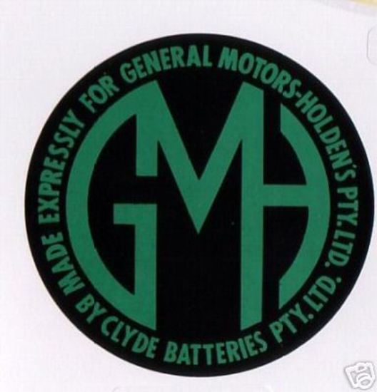 Decal 48 FJ FE FC FB EK EJ EH GMH Battery - BD1042