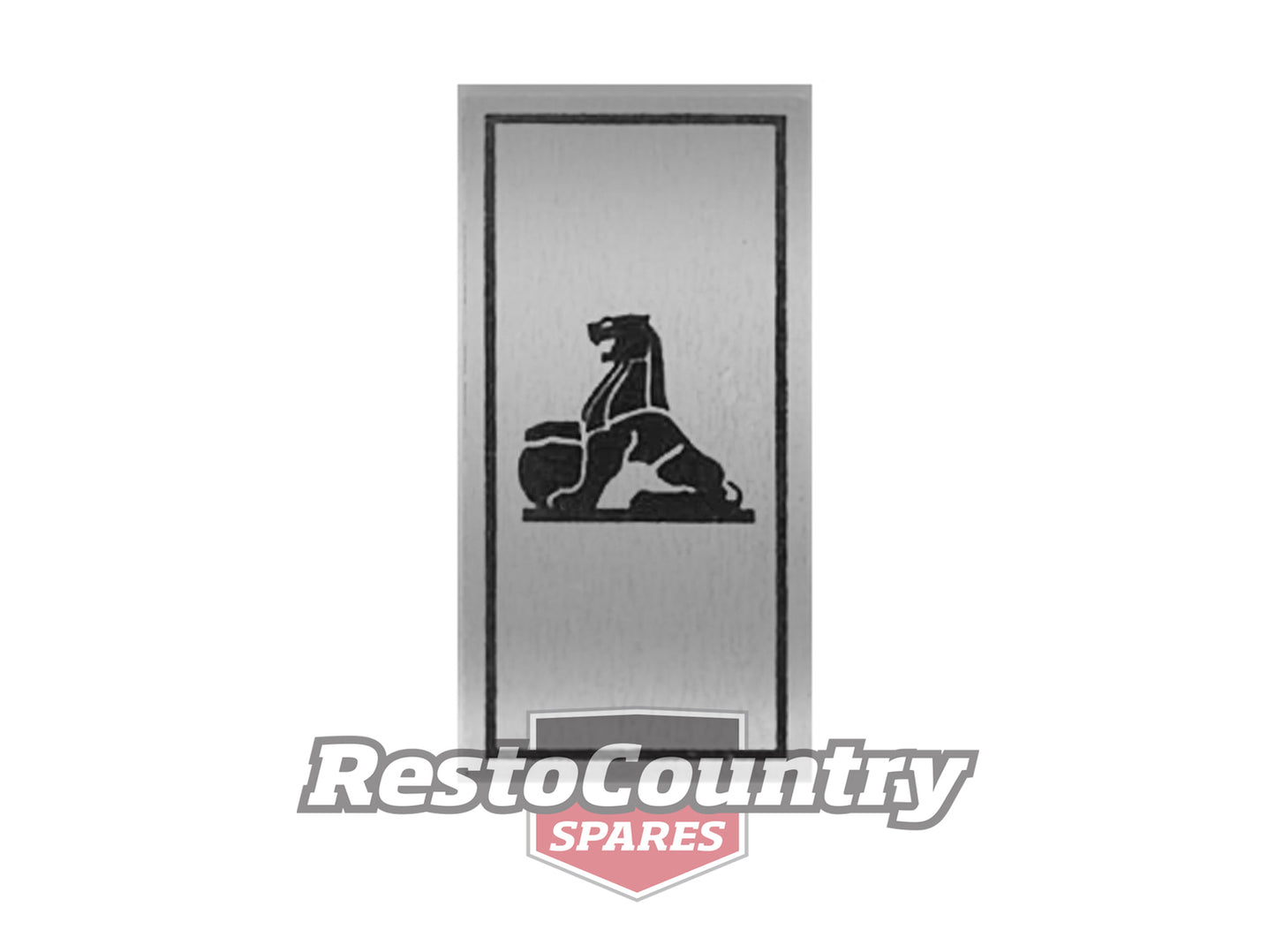 Badge Console Insert HT HG GTS With Lion Silver - BD1044