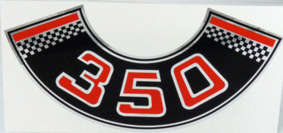 Decal HT HG HQ Air Cleaner Clear "350 - BD1064
