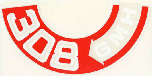 Decal HT HG HQ Air Cleaner "308 GMH" - BD1065