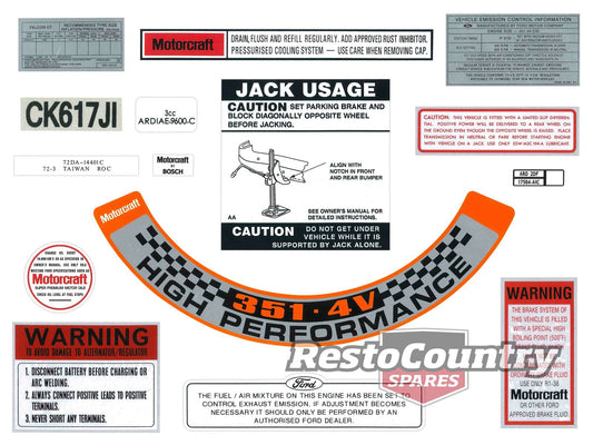 Decal Kit XA GT - BD2036