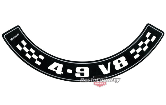 Decal "4.9 V8" Air Cleaner XC ZH - BD4371