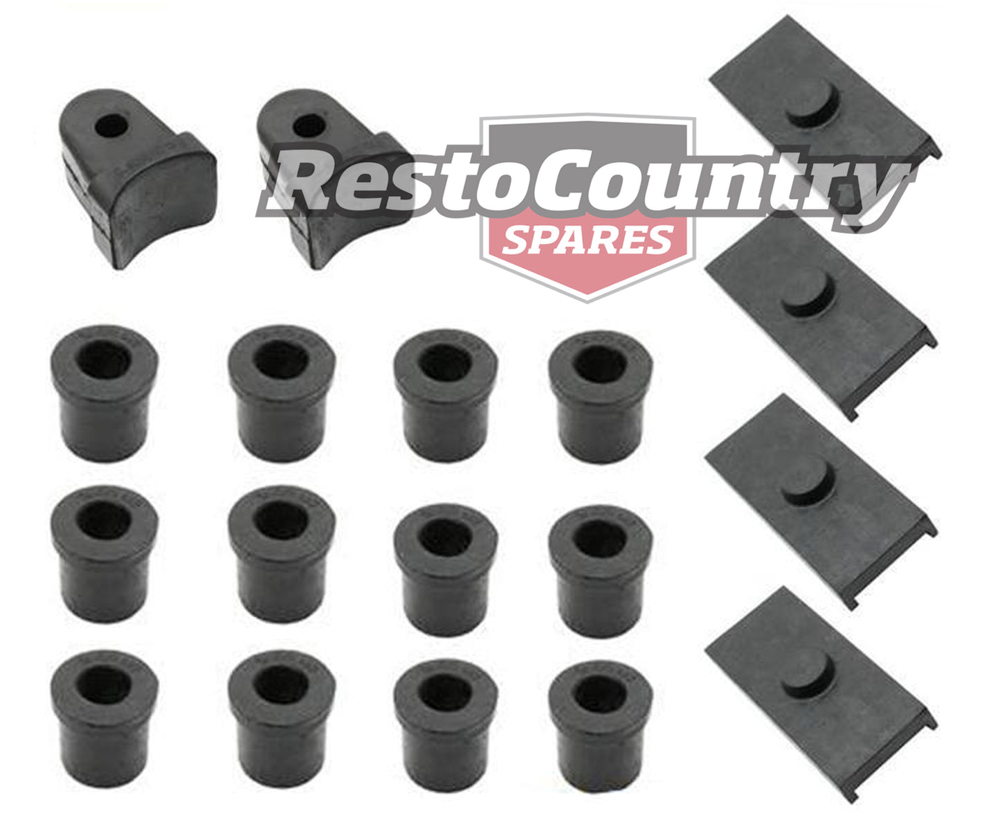 Suspension Rubber Kit Rear FX Sedan Excluding Bussiness sedan - BKR1004