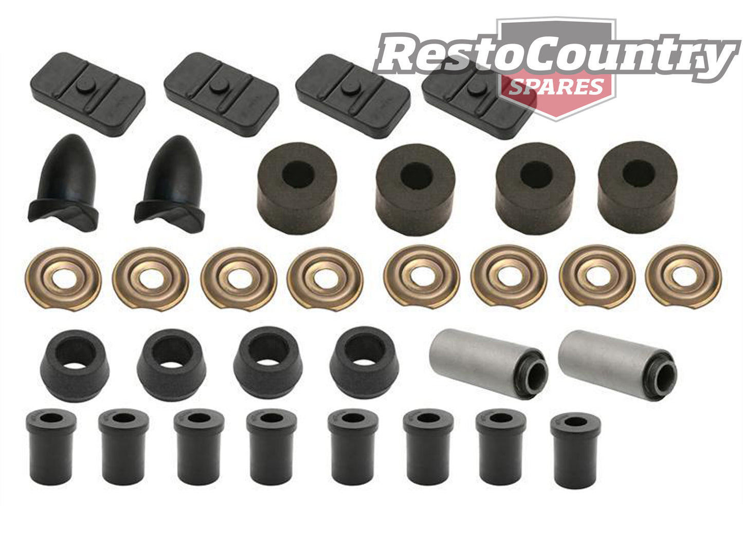 Suspension Rubber Kit Rear HD HR Sedan Wagon - BKR1011