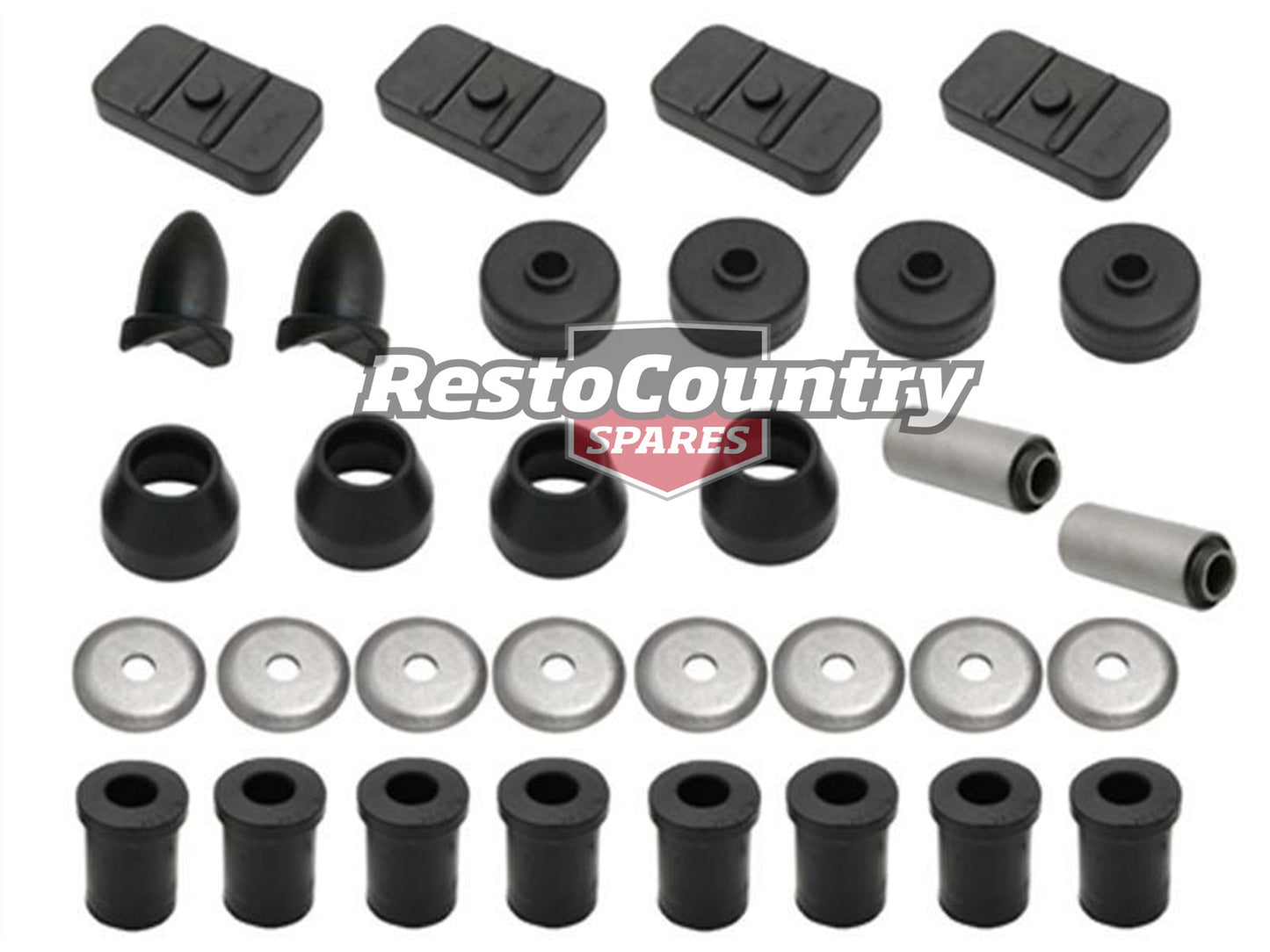 Suspension Rubber Kit Rear HK Sedan Wagon Monaro - BKR1013