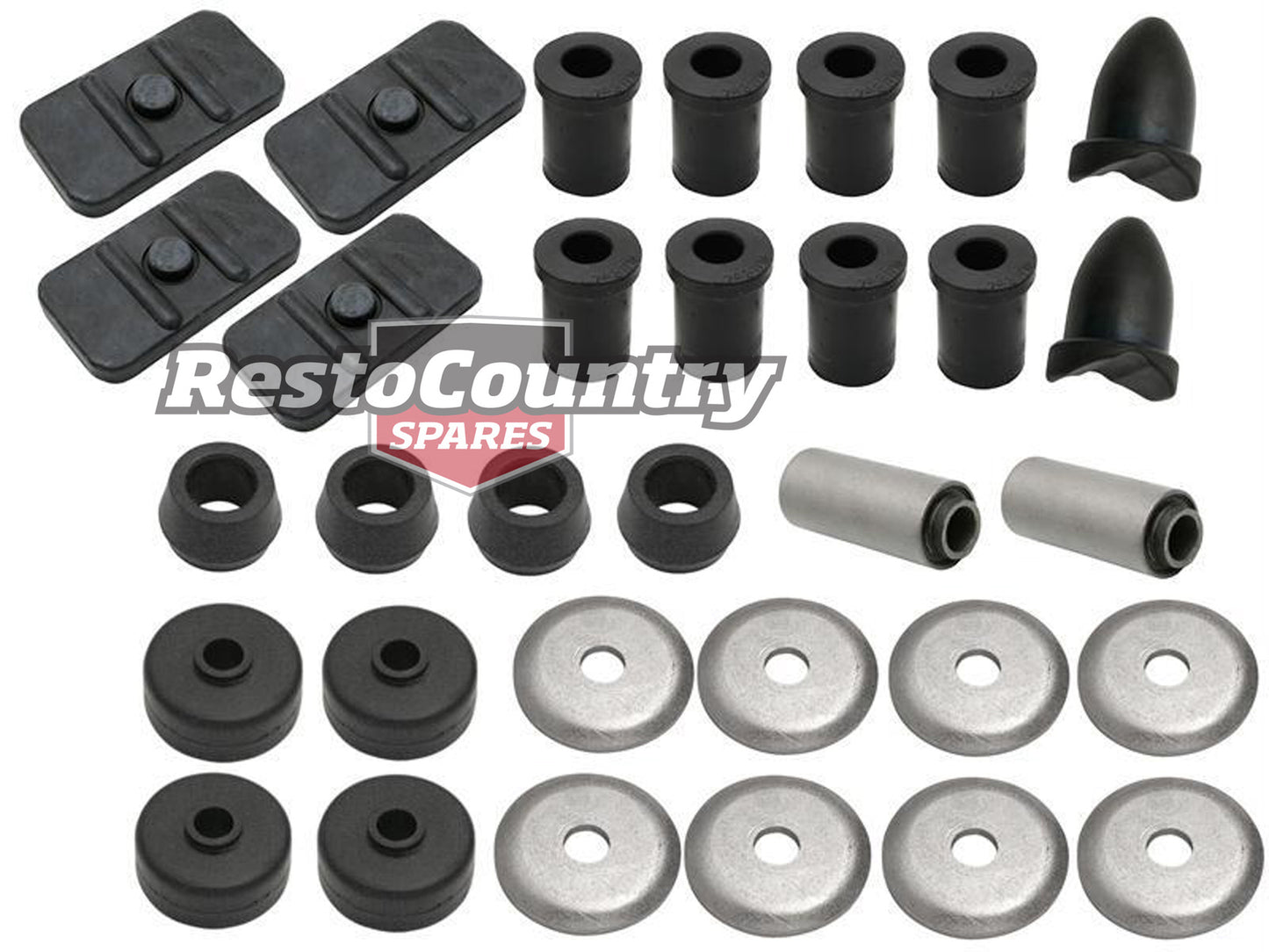 Suspension Rubber Kit Rear HT HG Ute / Van - BKR1016