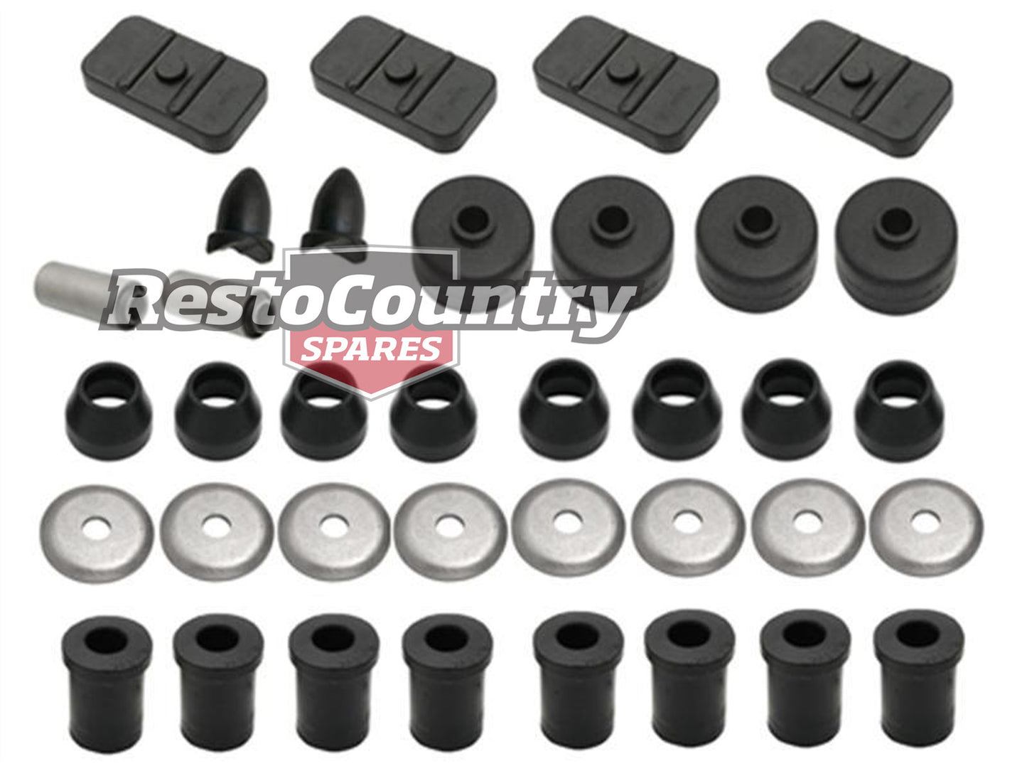 Suspension Rubber Kit Rear HT HG Manual Monaro - BKR1017