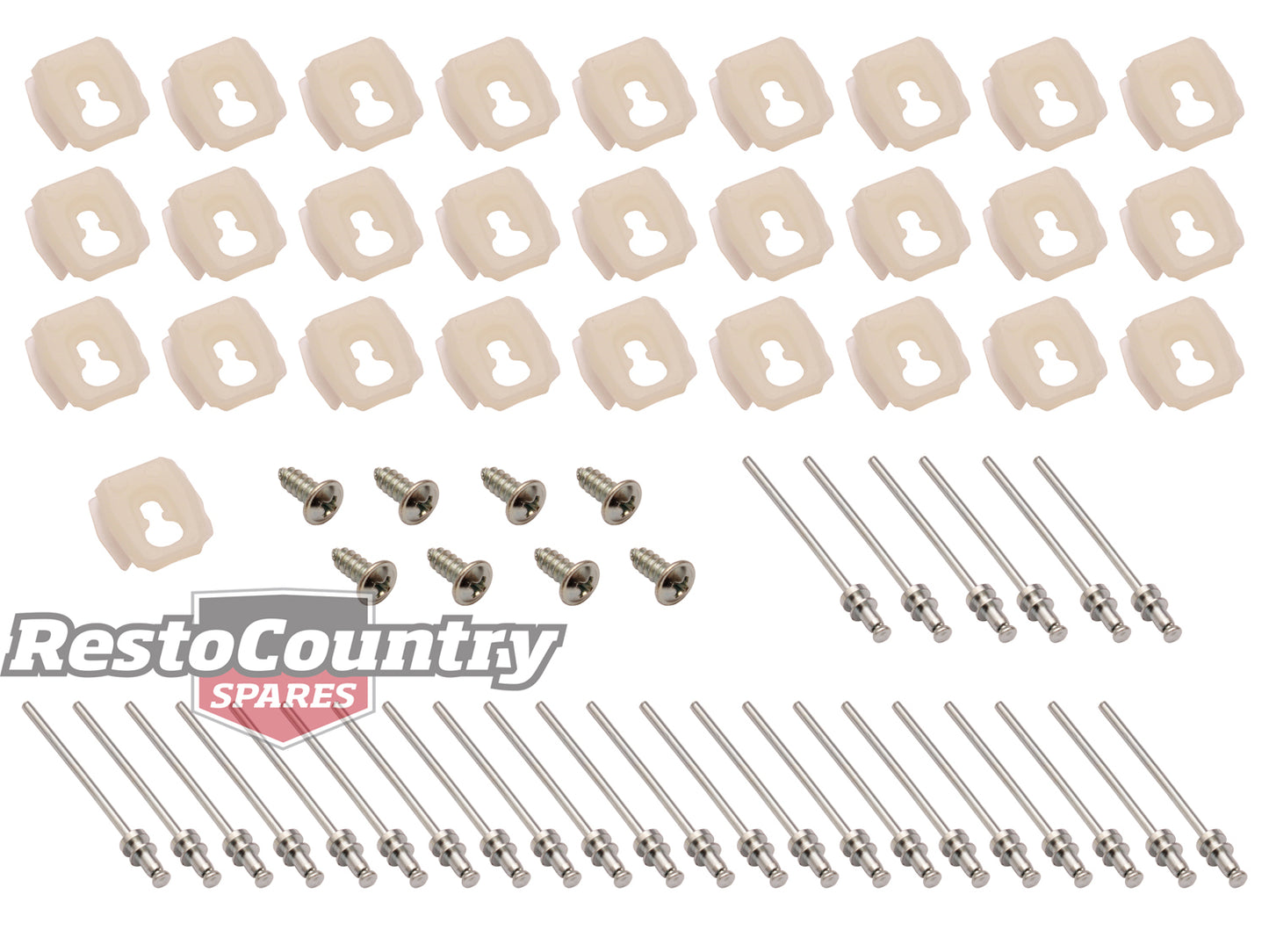 Moulding Clip Kit HK HT HG Wheel Arch All 4 - BMC1020
