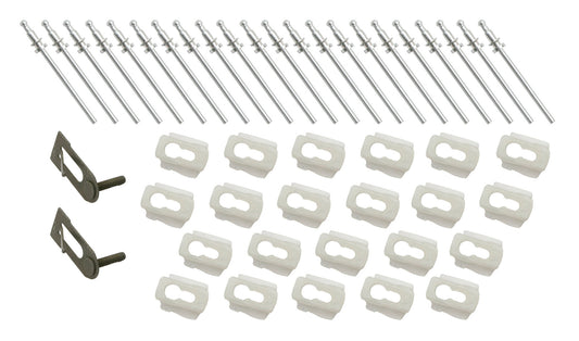 Moulding Sill Clip Kit HQ Exc LS,Deville,Premier 46pc - BMC1040