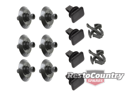 Bumper Bar Front Moulding Clip Kit VL Commodore Exc Calais - BMC1306