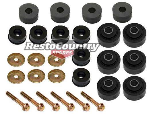 Body Mount Kit HQ HJ HX HZ WB 1 Tonner (Bolts Inc) - BMK3A