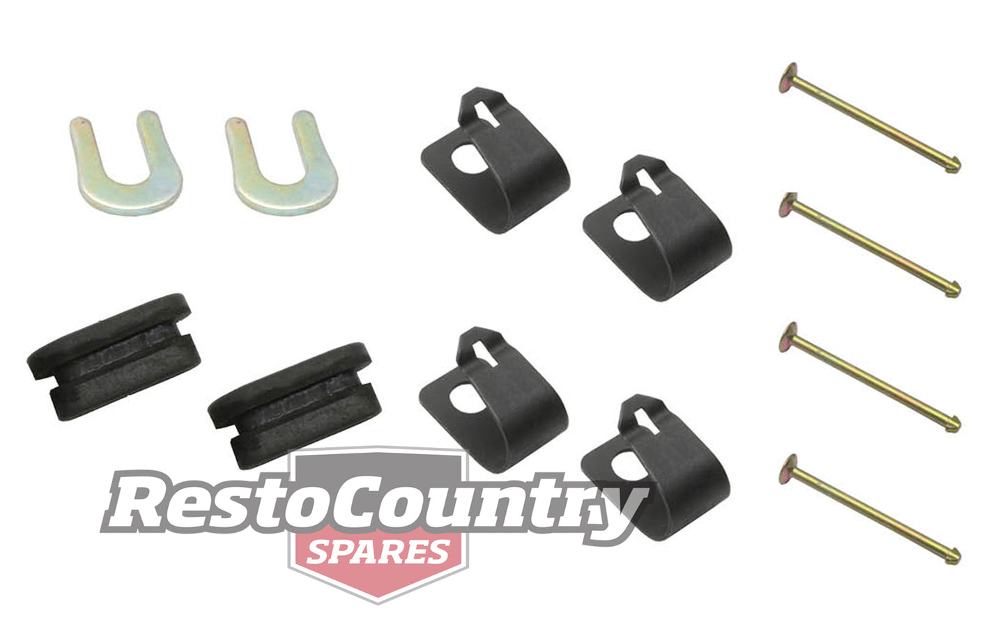 Pin And Spring Brake Shoe Hold Down Kit Of 4 EJ EH - BP10024