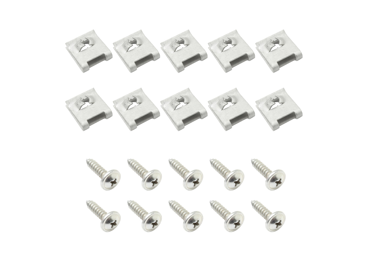 Universal Screw Pan Kit 10g - 16 X 3/4" U Nuts - BS0006