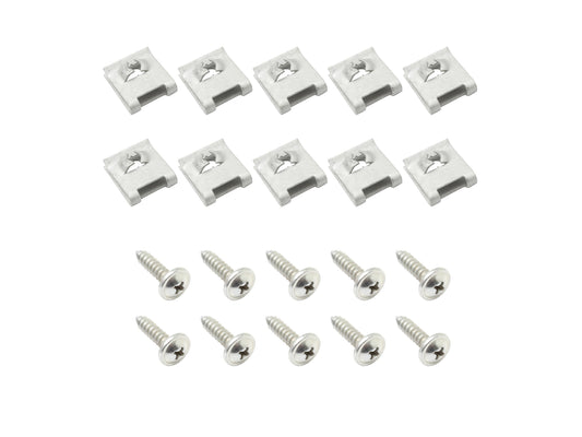Universal Screw Pan Kit 10g - 16 X 3/4" U Nuts - BS0006