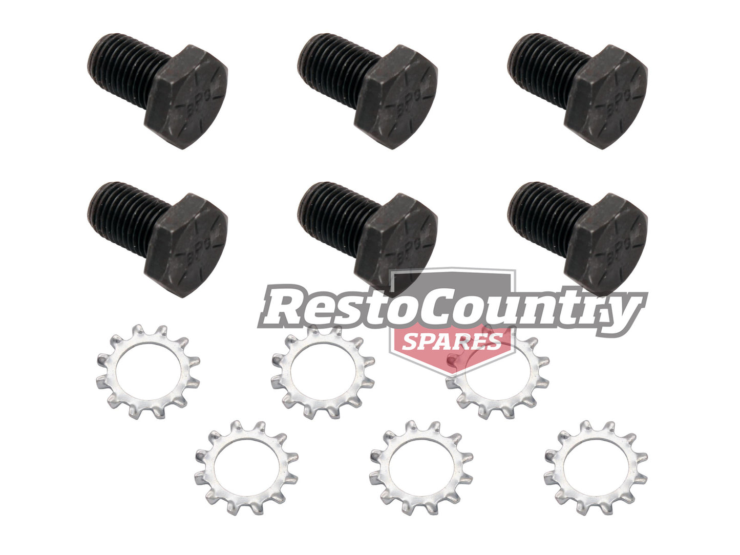 Flexplate to Crank Bolt Kit 253/308 HQ HJ HX HZ WB VB VC VH VK VL Commodore - BS1030