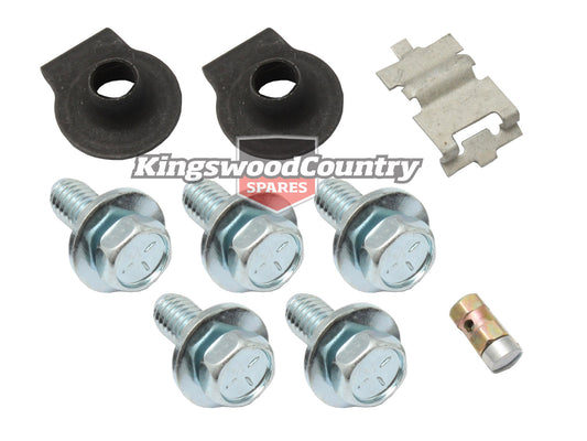 Bonnet Lock Plate Bolt & Retainer Kit HQ HJ HX HZ - CBM1000L