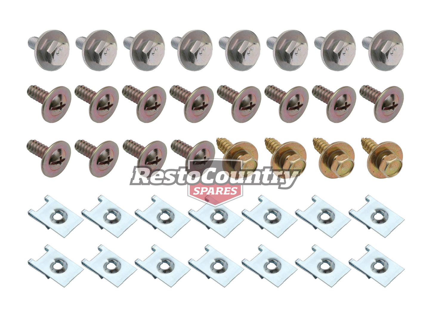 Fender Mounting Bolt Kit VR VS Commodore  - CBM1018