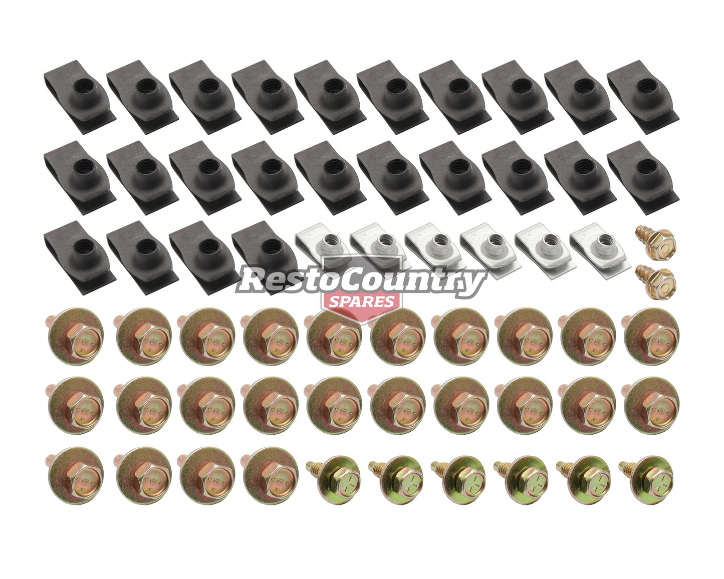 Fender Mounting Bolt Nut Kit XA XB ZF ZG 2 Guards - CBM2003