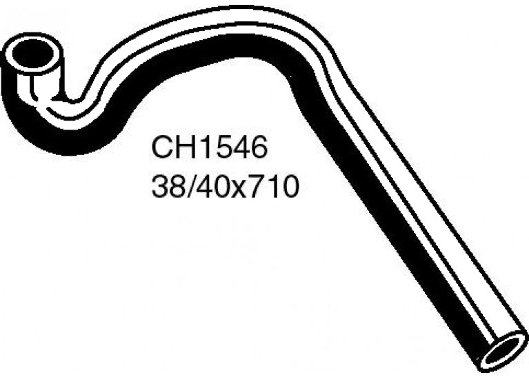 Hose Radiator Lower VL Commodore RB30 6 Cylinder - CH1546