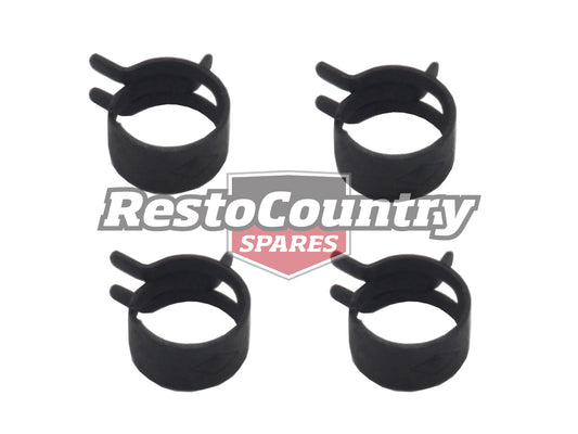 Hose Clamp Kit (Spring Steel) 9/16"OD (Black) 4p - CS0001