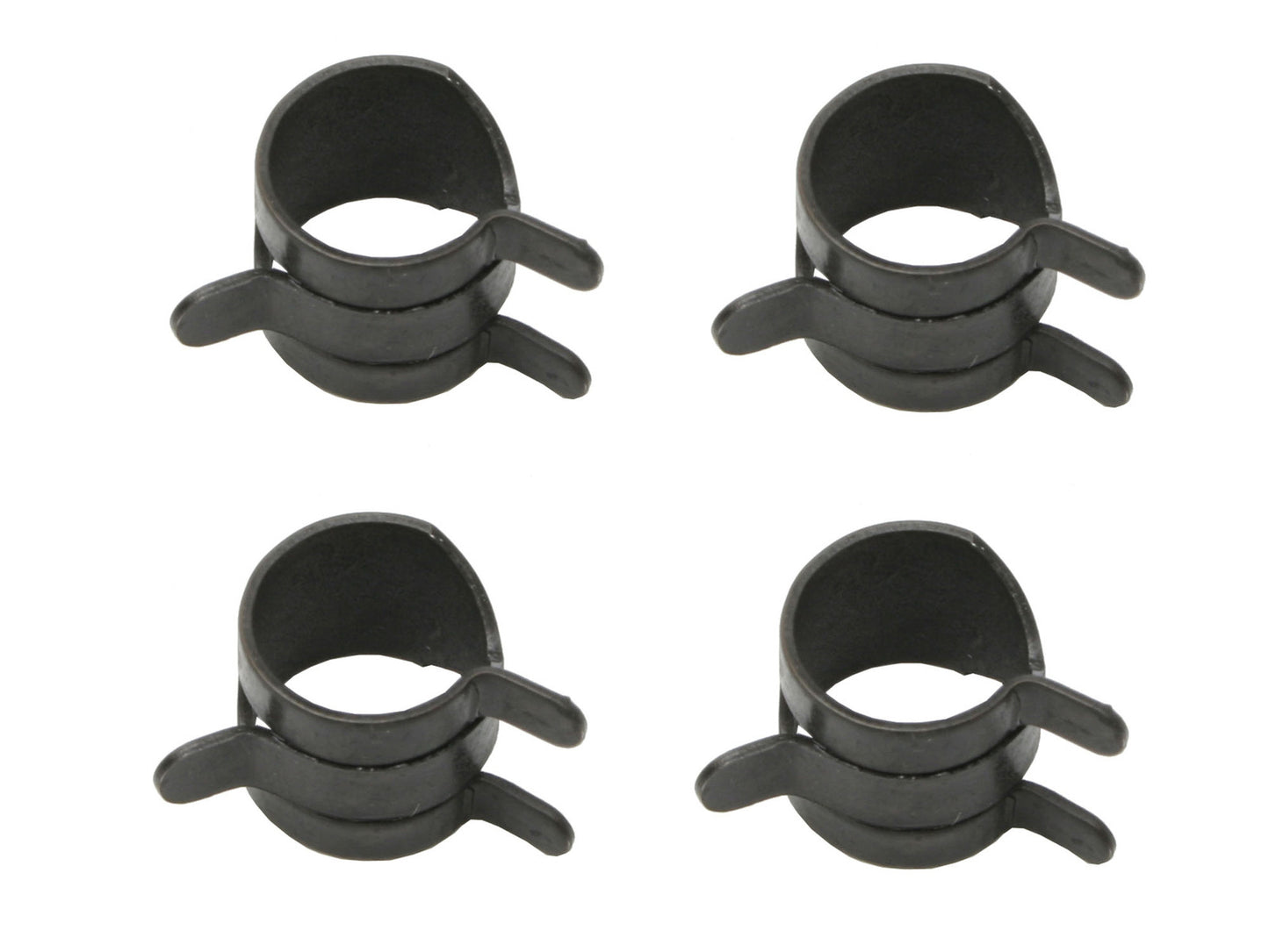 Hose Clamp Kit (Spring Steel) 3/8"OD (Black) (4p - CS0002