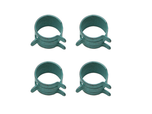 Hose Clamp Kit (Spring Steel) 7/16"OD (Green) 4p - CS0003