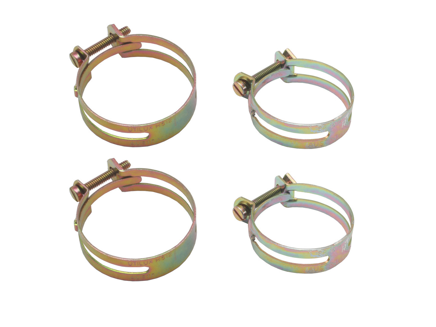 Hose Clamp Kit Utilux Type 1.88" X 2 2.12" X 2 - CS1013