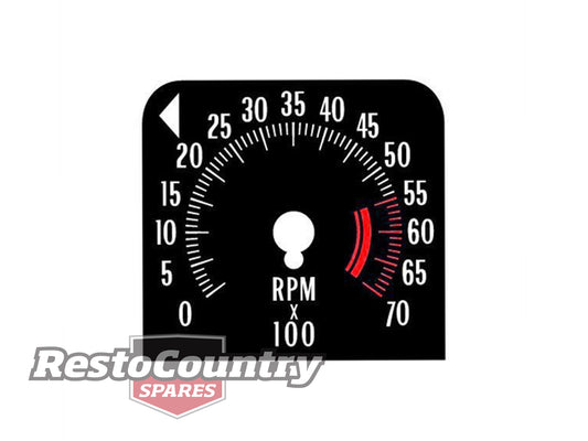 Decal Tacho HQ 7000 Rpm - D1003