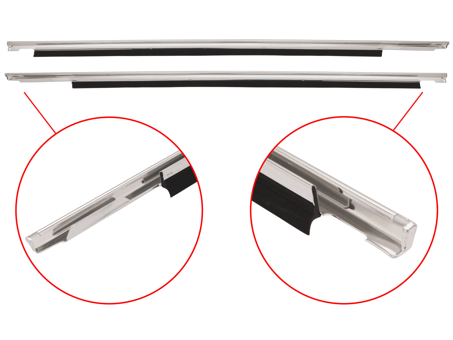Door Belt & Moulding Kit Complete VC VH Sedan SLE - DBMKVC1