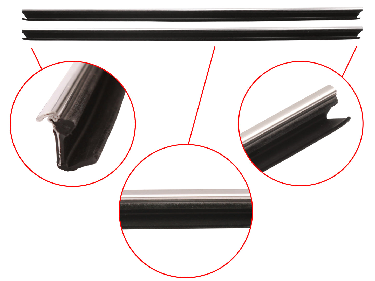 Door Belt & Moulding Kit Complete VC VH Sedan SLE - DBMKVC1