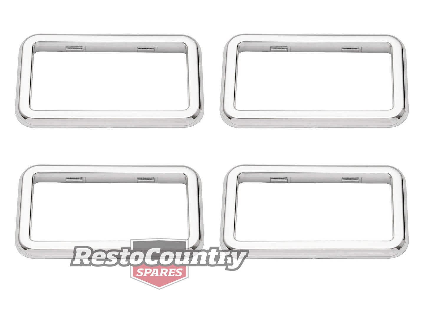 Surround Inner Door Handle VB VC VH VK VL Commodore Chrome - DHS1002