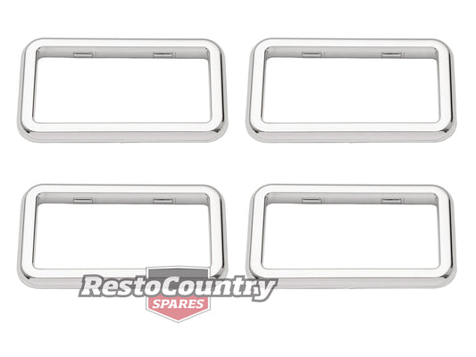 Surround Inner Door Handle VB VC VH VK VL Commodore Chrome - DHS1002