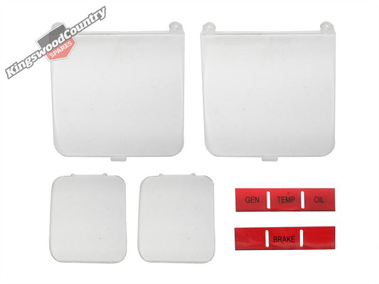Dash Lens Kit HQ GTS Flexdrive Gauges No Clock - DIL1004