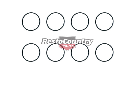 Dash Knob Chrome Ring Kit HK HT HG (8 Pcs) - DK1000