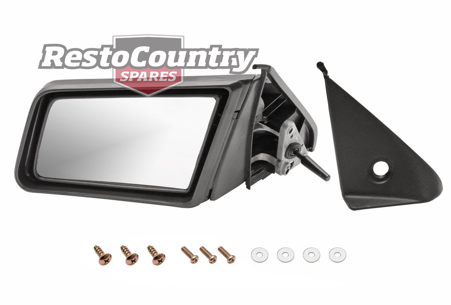 Door Mirror Assembly Exterior Manual Left Hand VK VL Commodore - DM1003