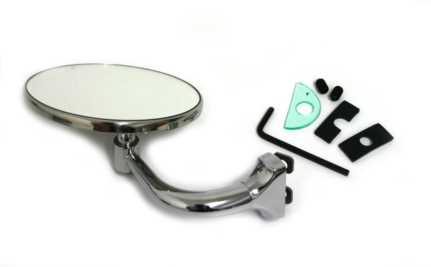 Door Mirror Assembly Exterior 4" Right Angle Arm Left Hand - DM1025