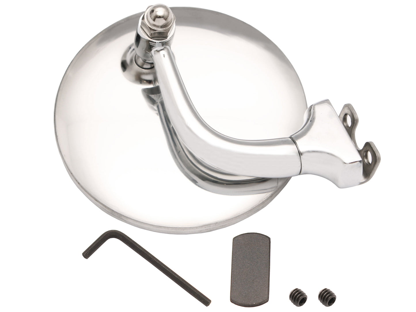Door Mirror Assembly Exterior 4" Right Angle Arm Left Hand - DM1025