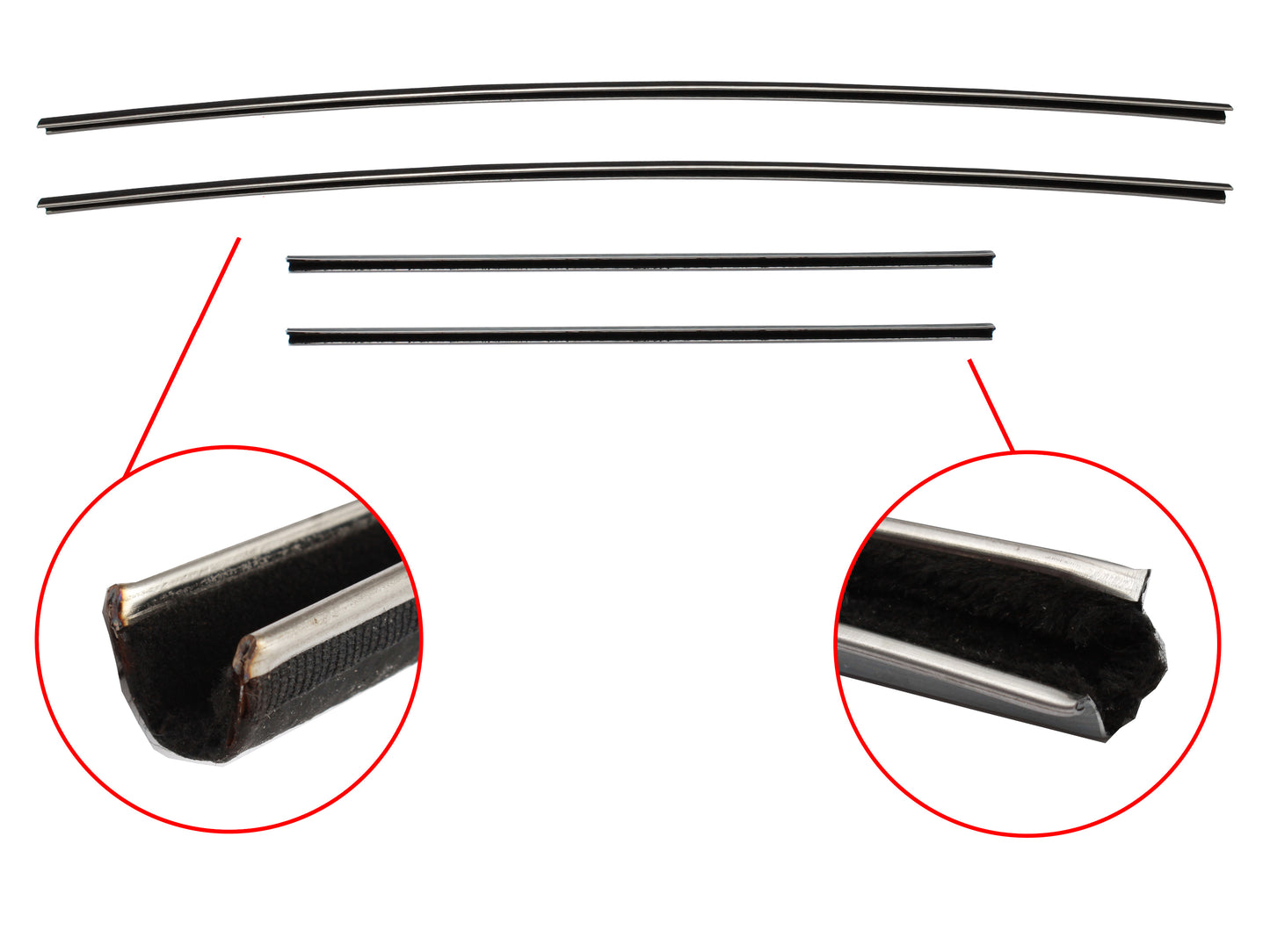 Door Rubber Kit FB EK Rear All - DRKFB2