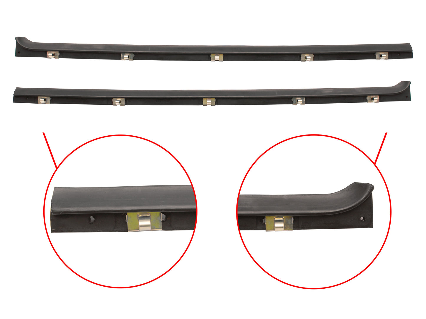 Door Rubber Kit EJ EH Rear Sedan - DRKEJ2