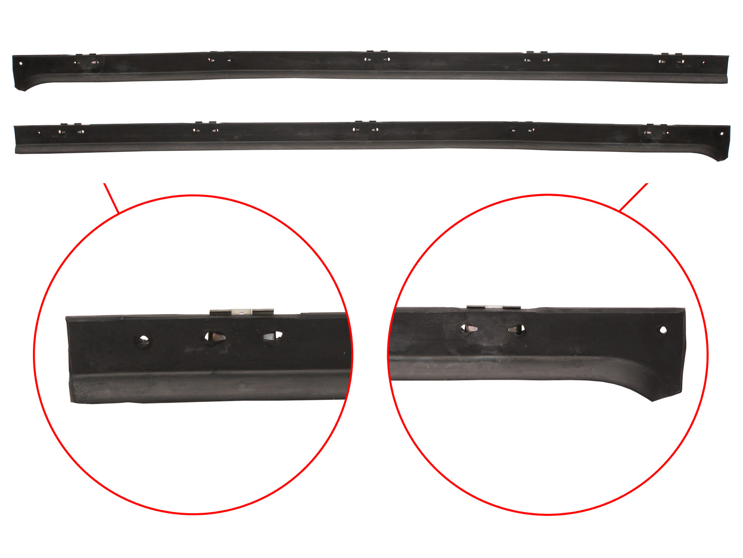 Door Rubber Kit EJ EH Rear Sedan - DRKEJ2