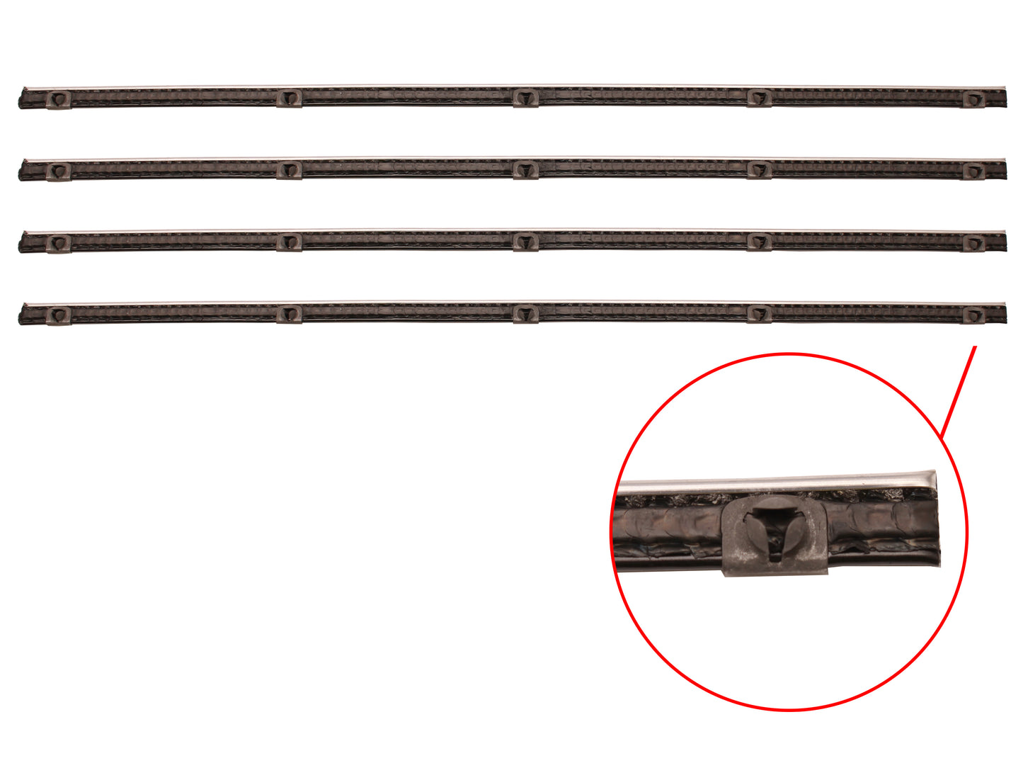 Door Rubber Kit FB EK Rear All - DRKFB2