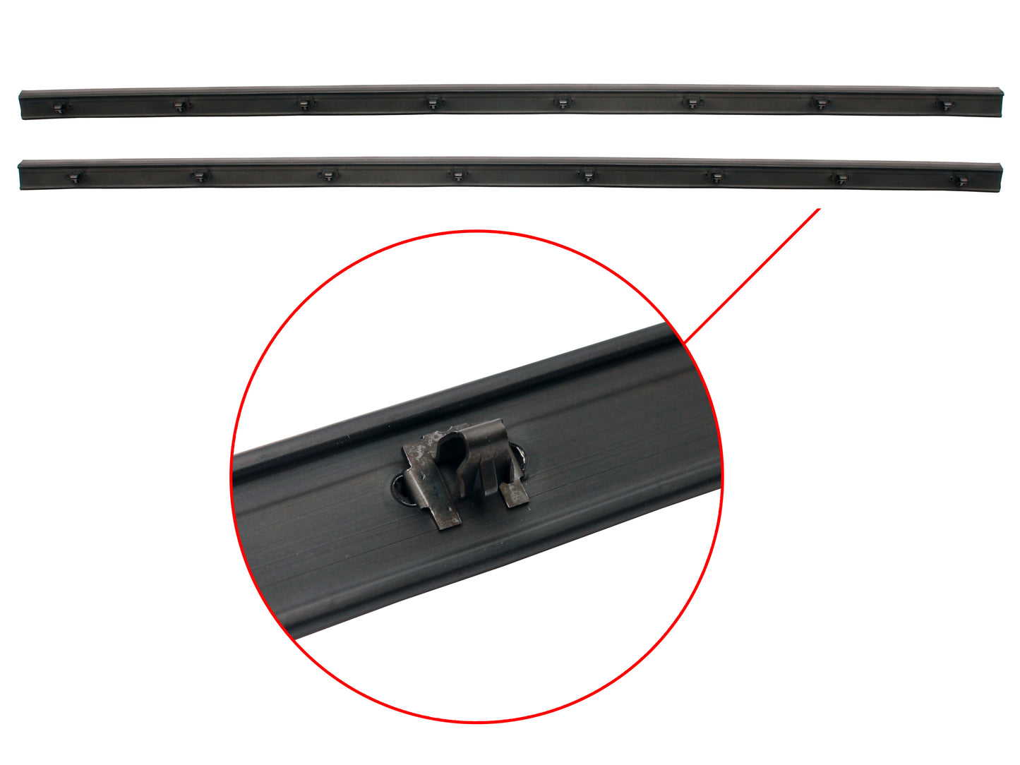 Door Rubber Kit HJ HX HZ WB Front All Except Coupe - DRKHJ1