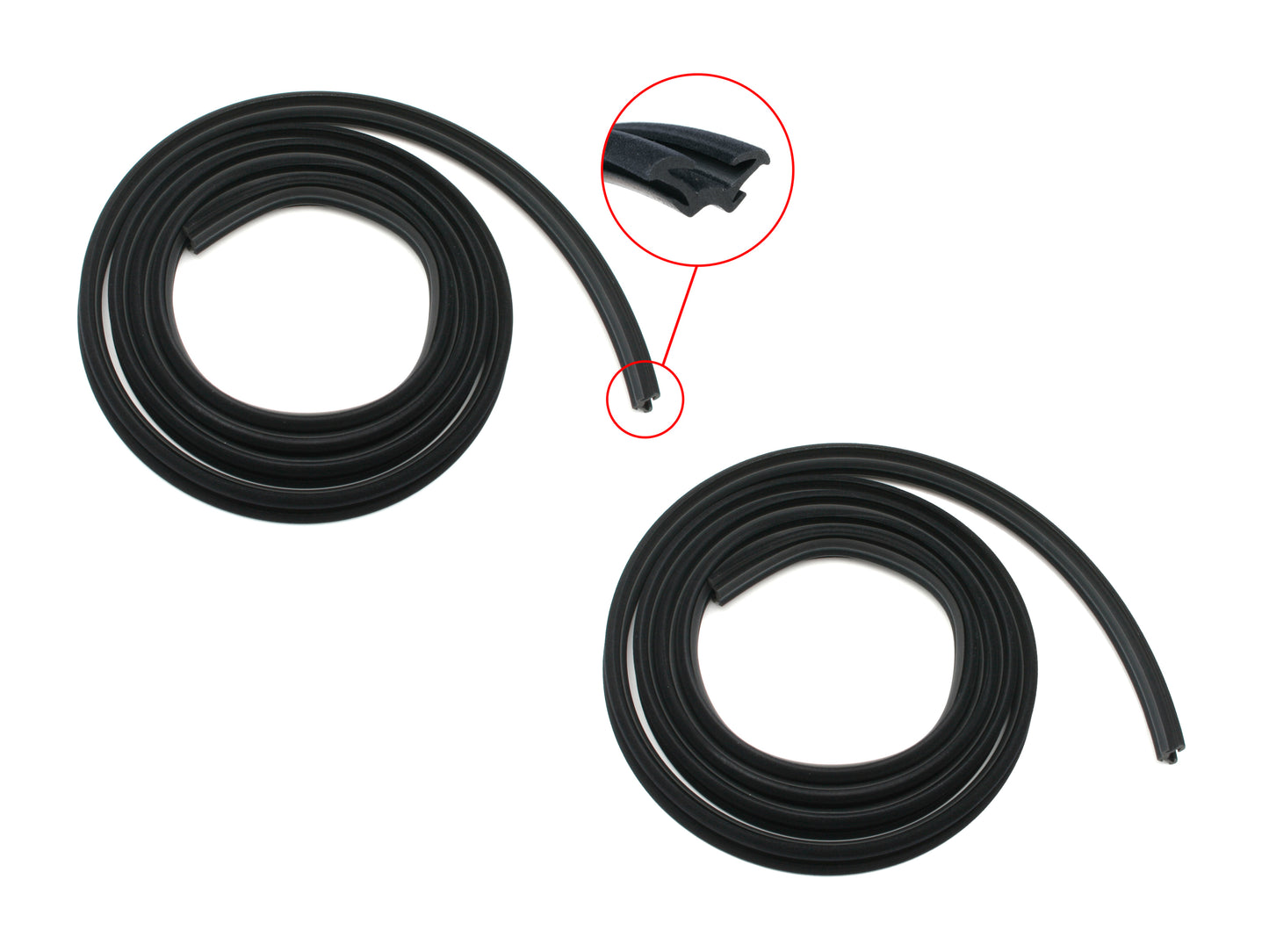 Door Rubber Kit VB VC VH Commodore Front Sedan/Wagon Exc SLE - DRKVB1