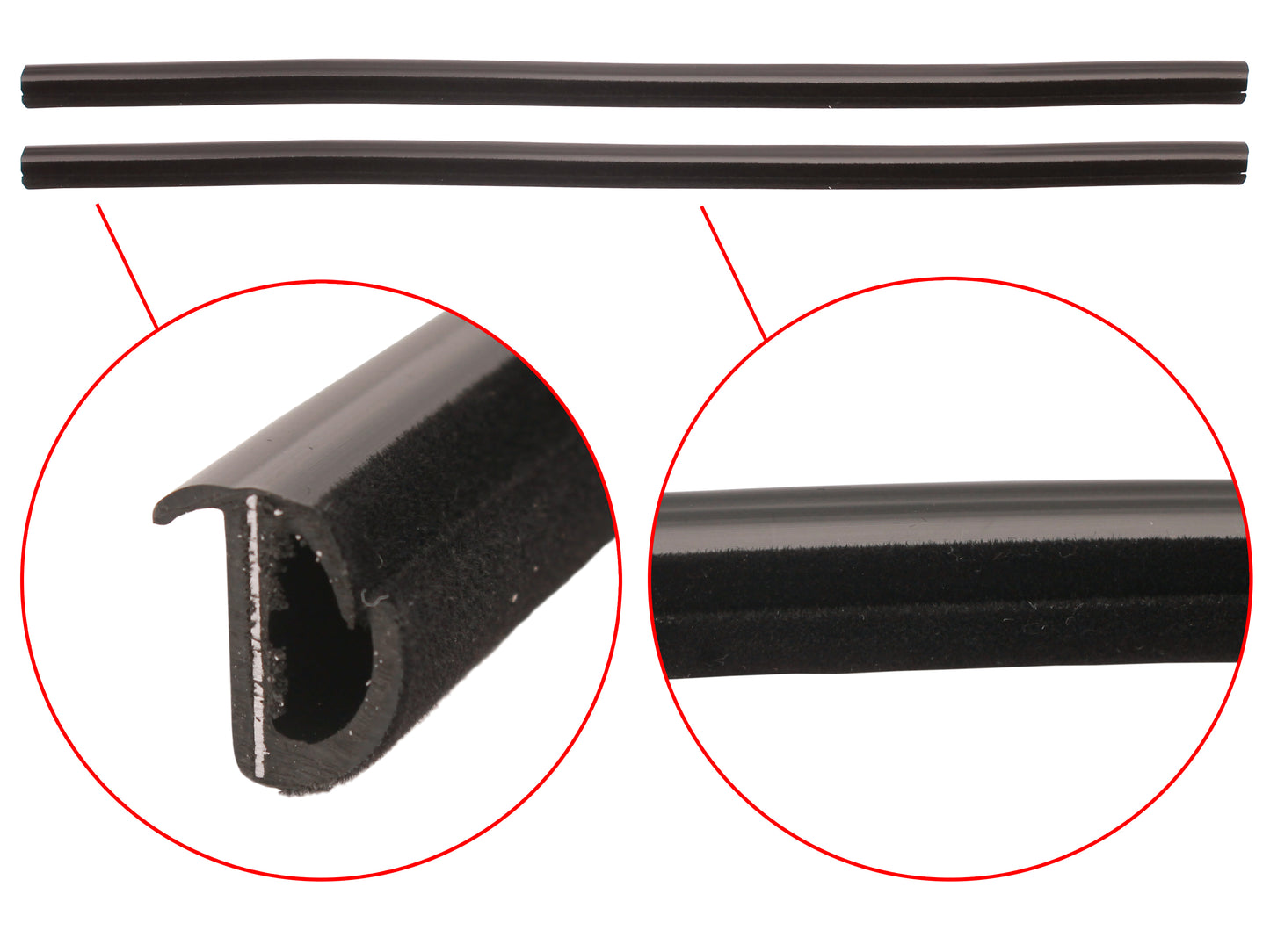 Door Rubber Kit VB VC VH Commodore Rear Sedan Exc SLE - DRKVB2
