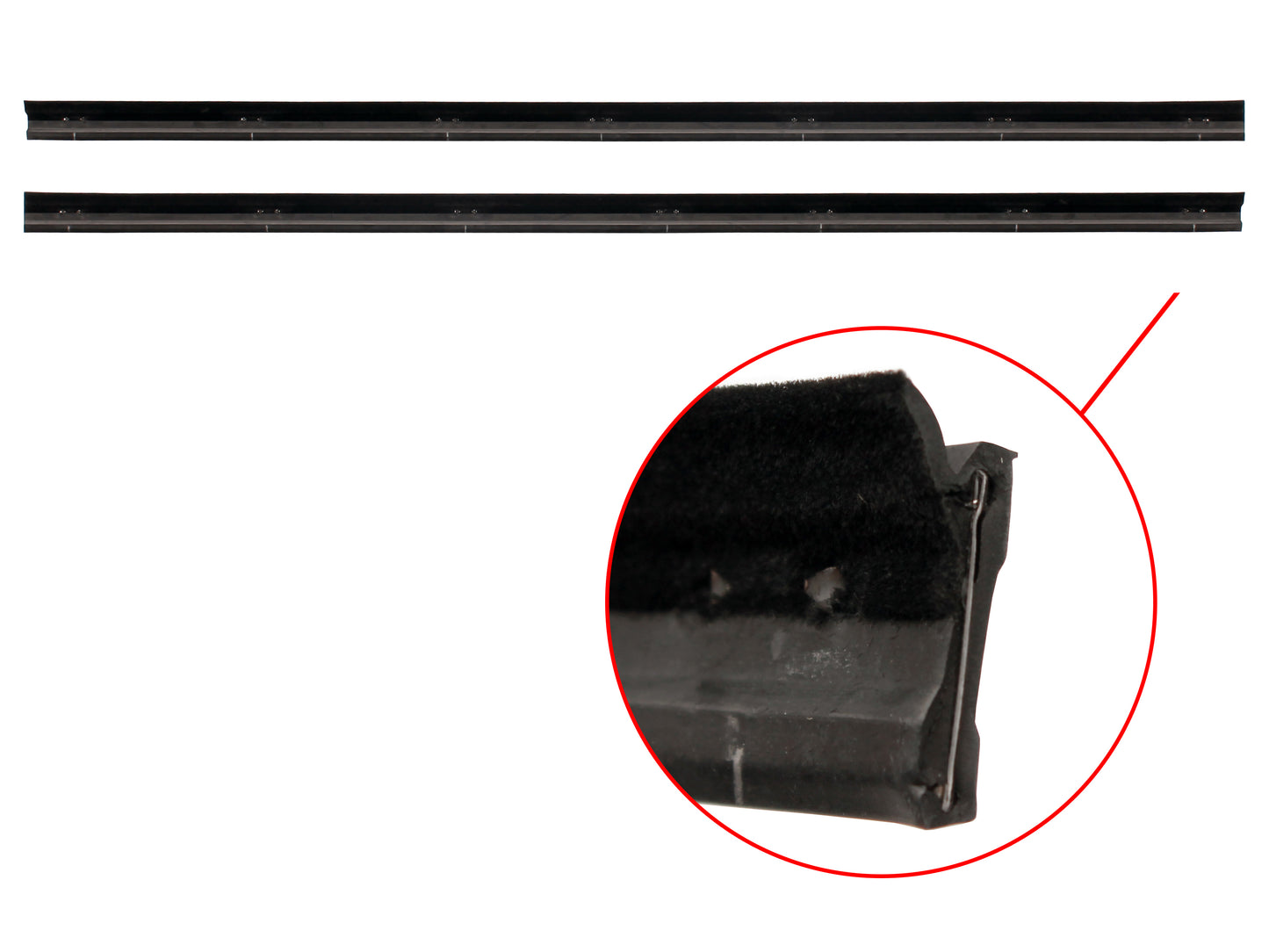 Door Rubber Kit XC ZH Front Sedan Wagon No Pinchweld - DRKXC1