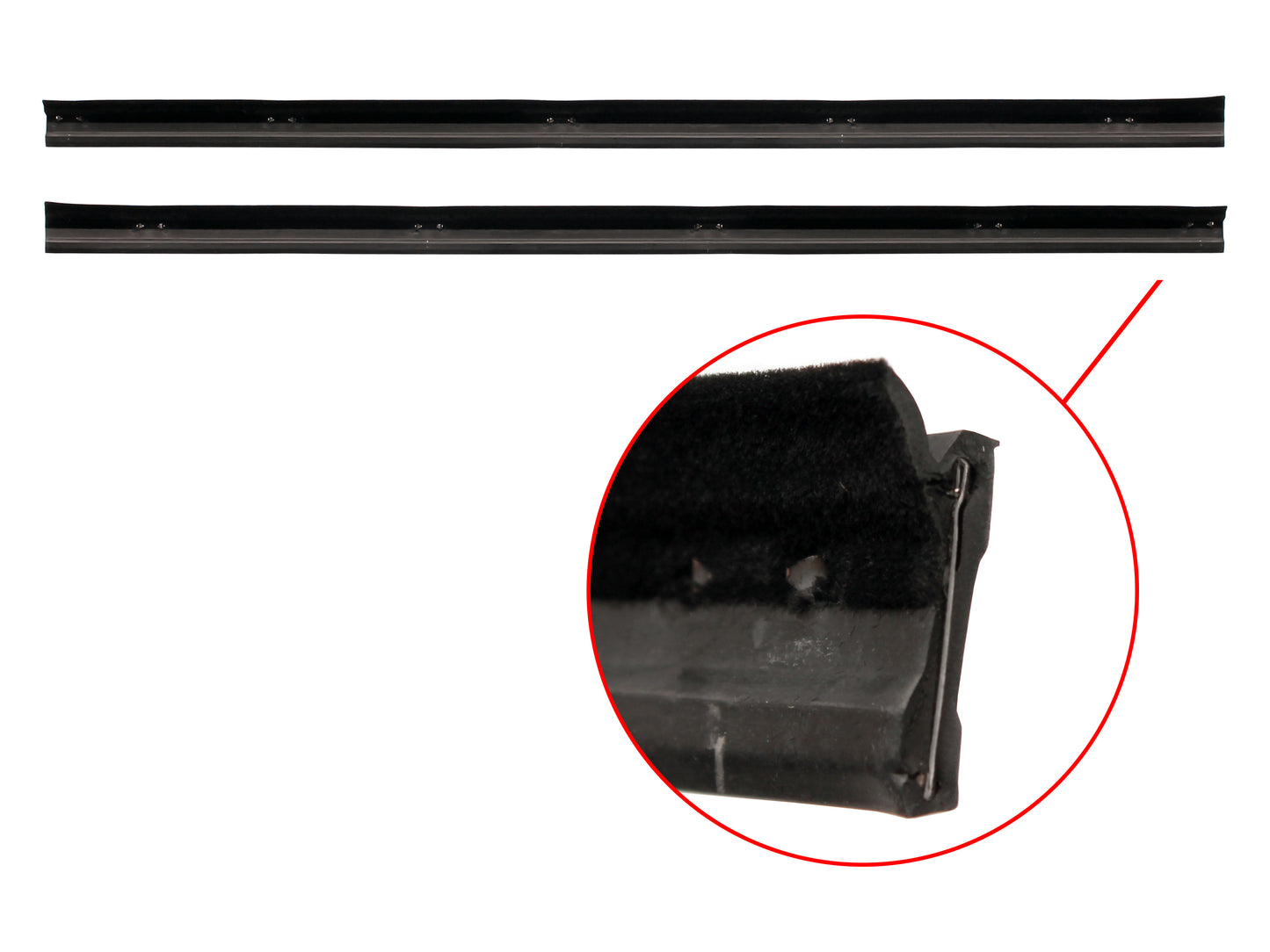 Door Rubber Kit XB ZG Rear Sedan With Pinchweld - DRKXB5