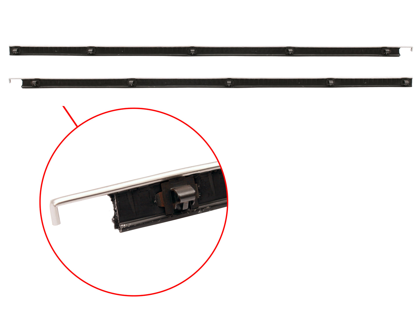 Door Rubber Kit XB Rear Wagon With Pinchweld - DRKXB6